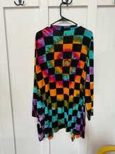 Load image into Gallery viewer, Rainbow Checkered Cardigan - XL
