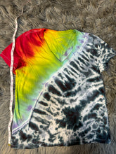 Load image into Gallery viewer, Upcycled rainbow storm shirt - Large
