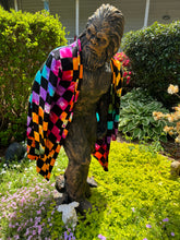 Load image into Gallery viewer, Rainbow Checkered Cardigan - XL
