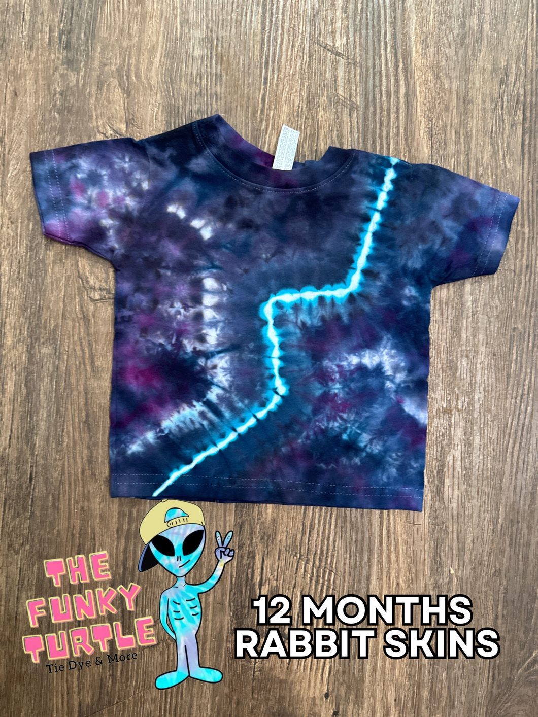 12m lightening tie dyed shirt