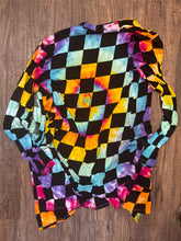 Load image into Gallery viewer, Rainbow Checkered Cardigan medium
