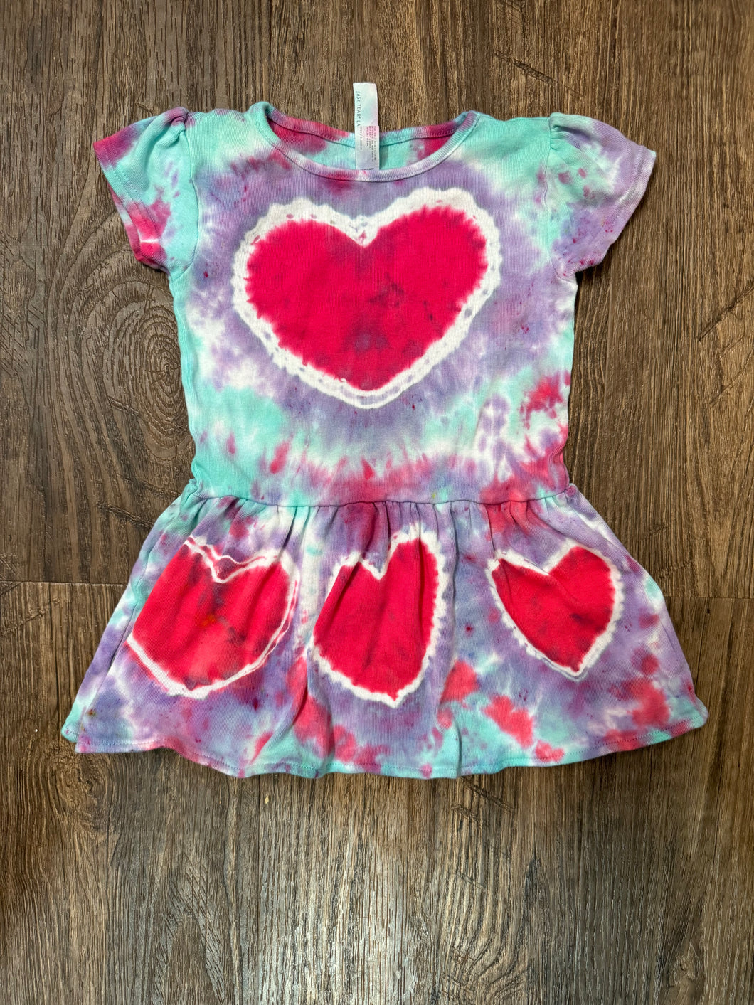 3T heart dress!