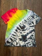 Load image into Gallery viewer, Upcycled rainbow storm shirt - Large
