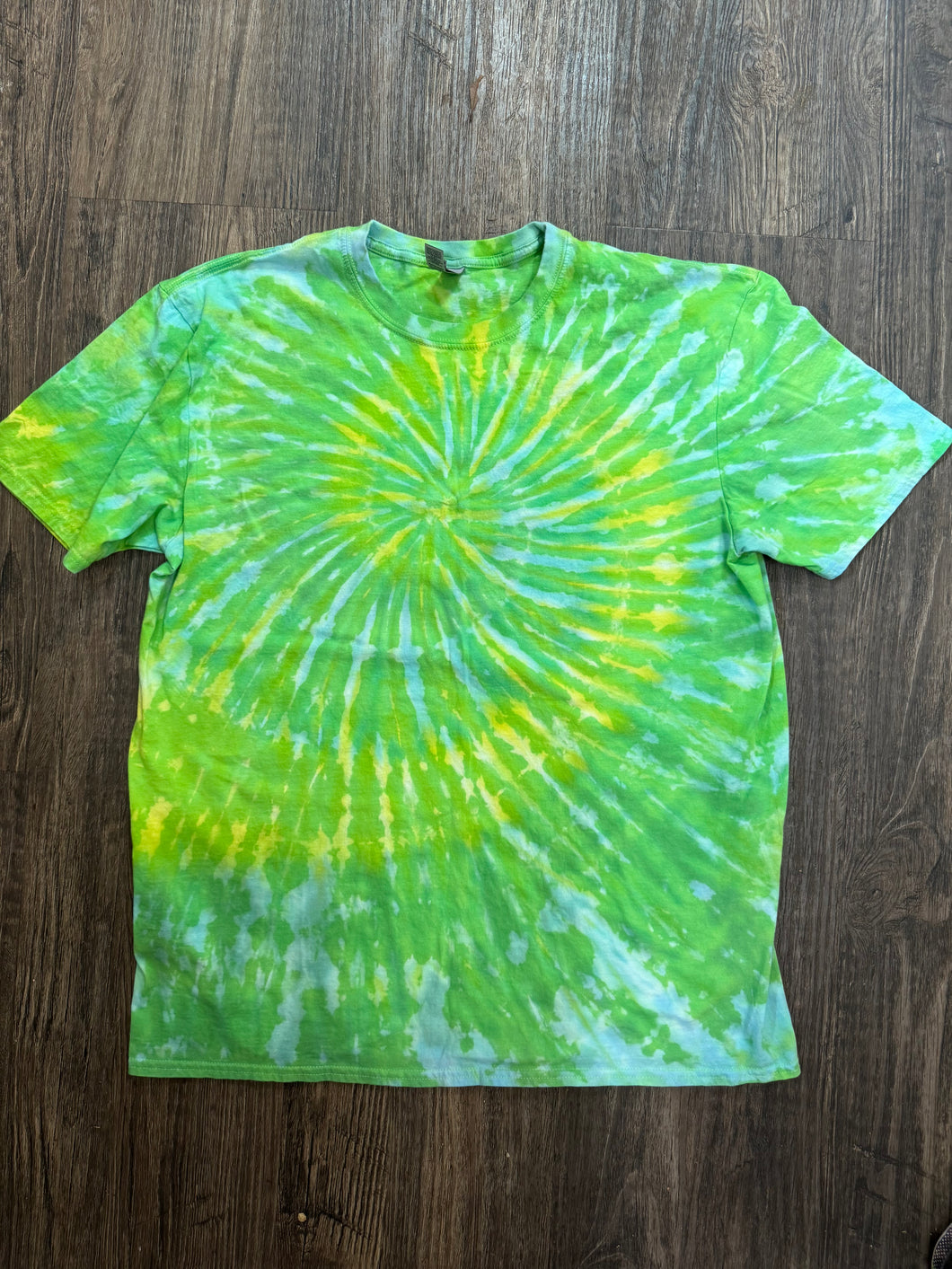 Adult XL lime green + yellow swirl!