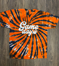 Load image into Gallery viewer, Large tiger stripe tie dye “game day”
