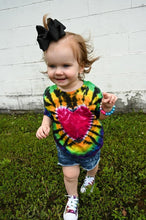 Load image into Gallery viewer, Red Heart Rainbow Tie Dye
