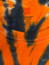 Load image into Gallery viewer, Large tiger stripe tie dye “game day”
