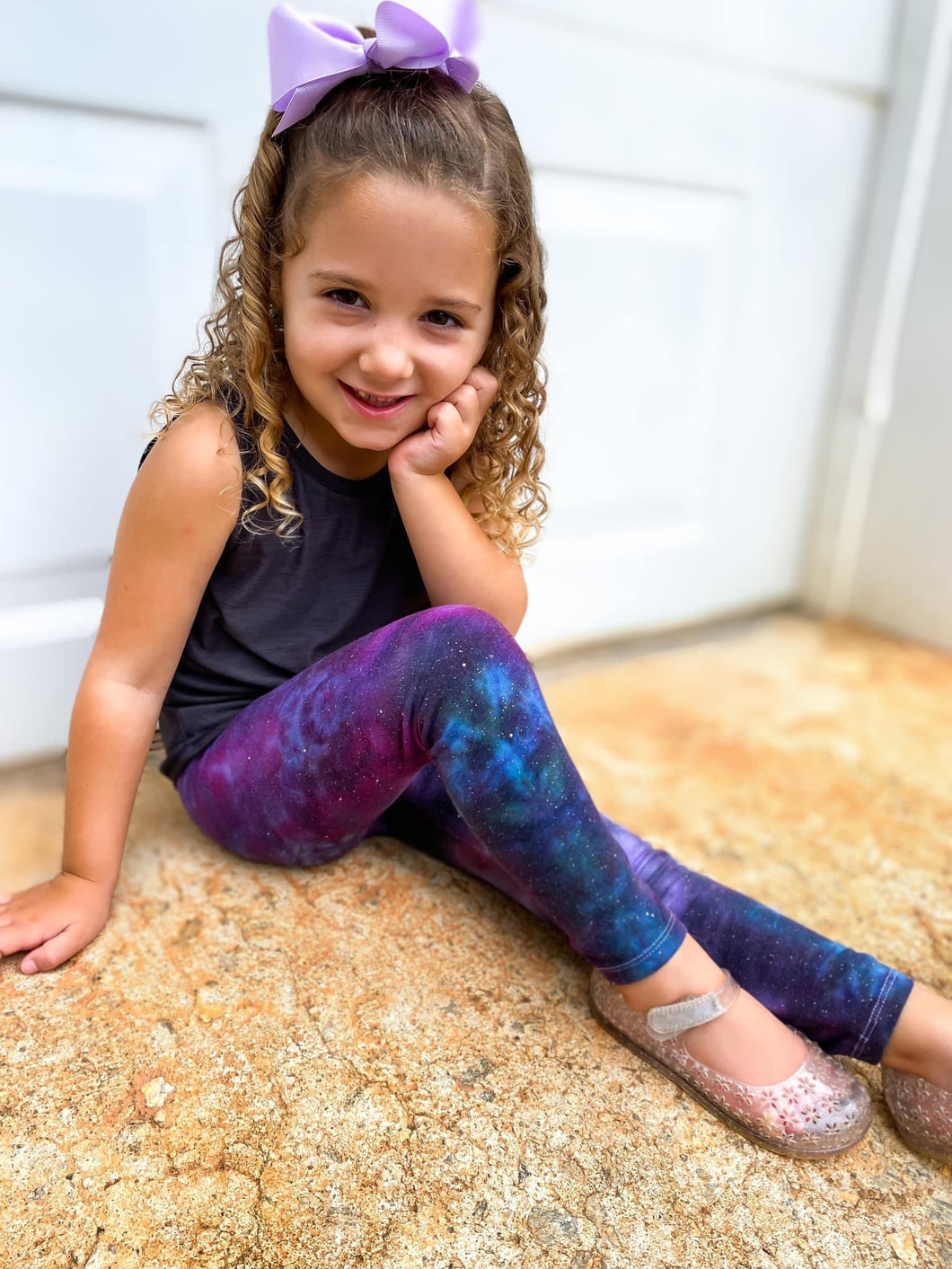 Galaxy Leggings - Glitter Stars